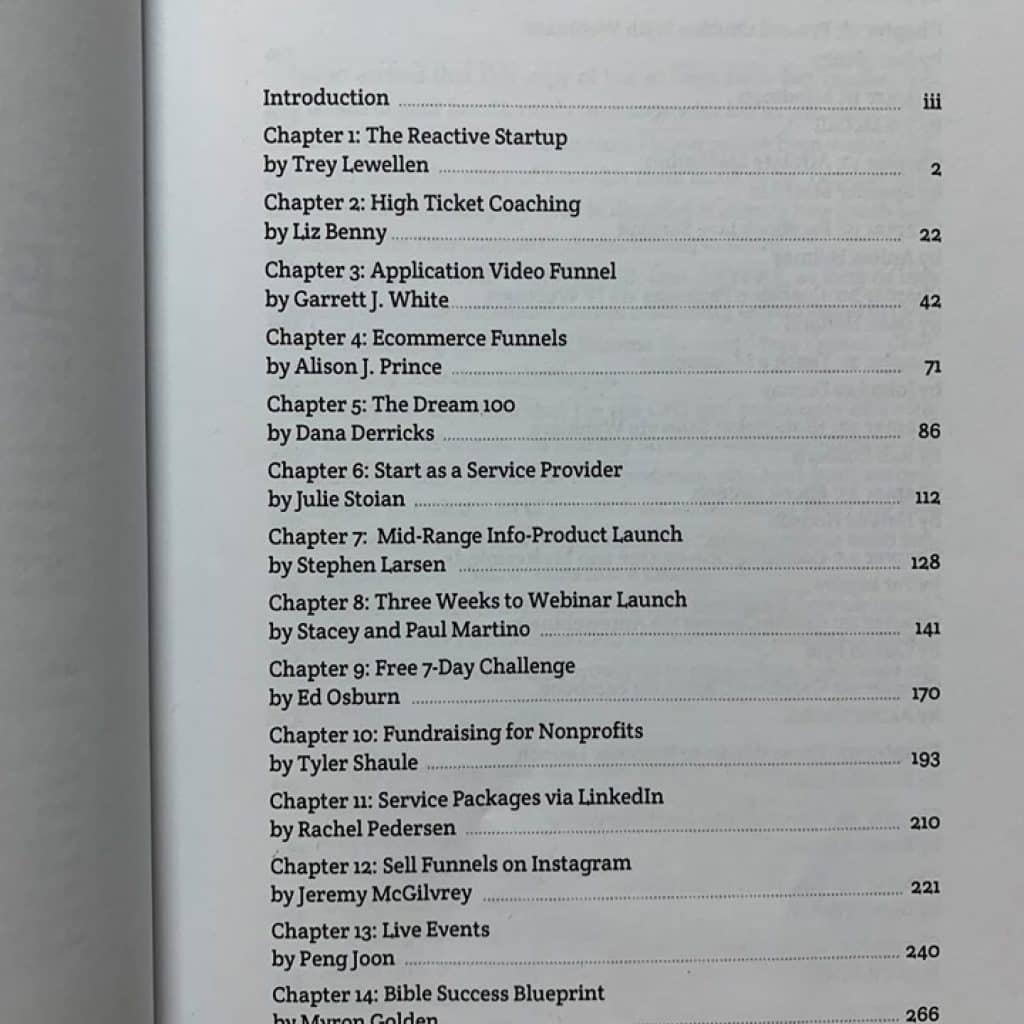 30 days summit book content
