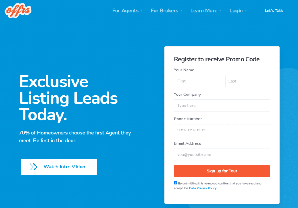 offrs real estate lead generation companies