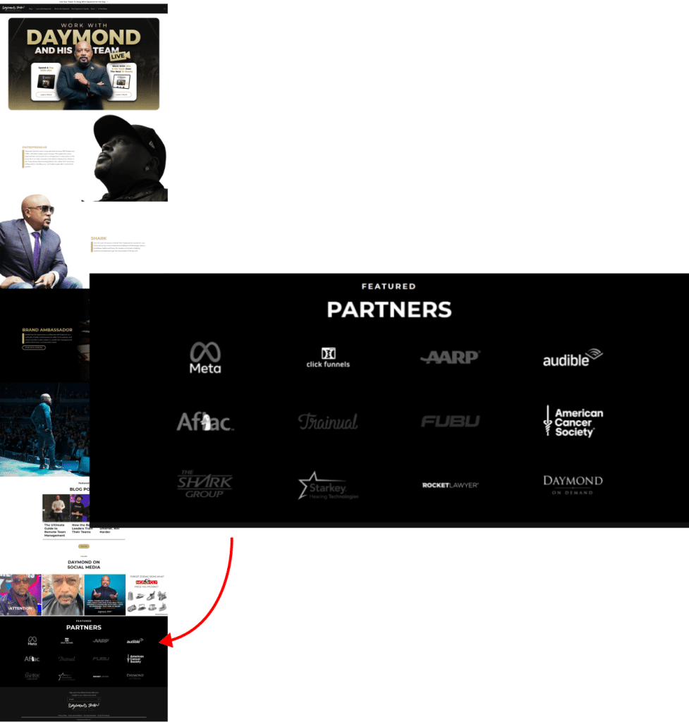 Proof shark Daymond John using Clickfunnels