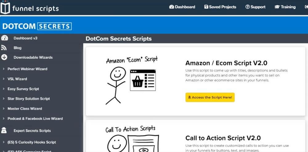 dotcom secrets script
