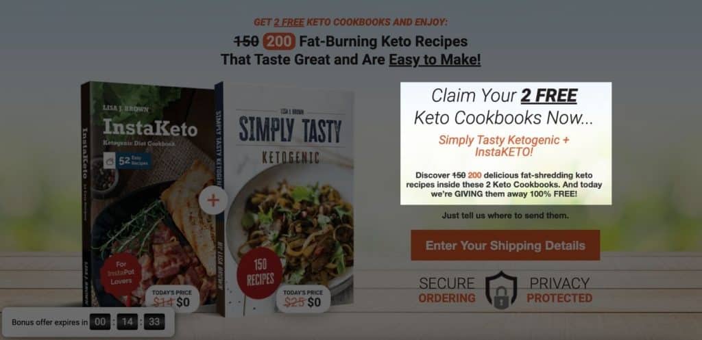 keto squeeze page content