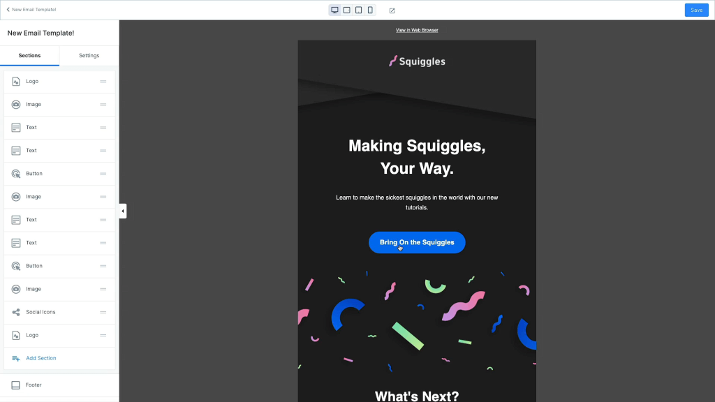 kajabi email editor