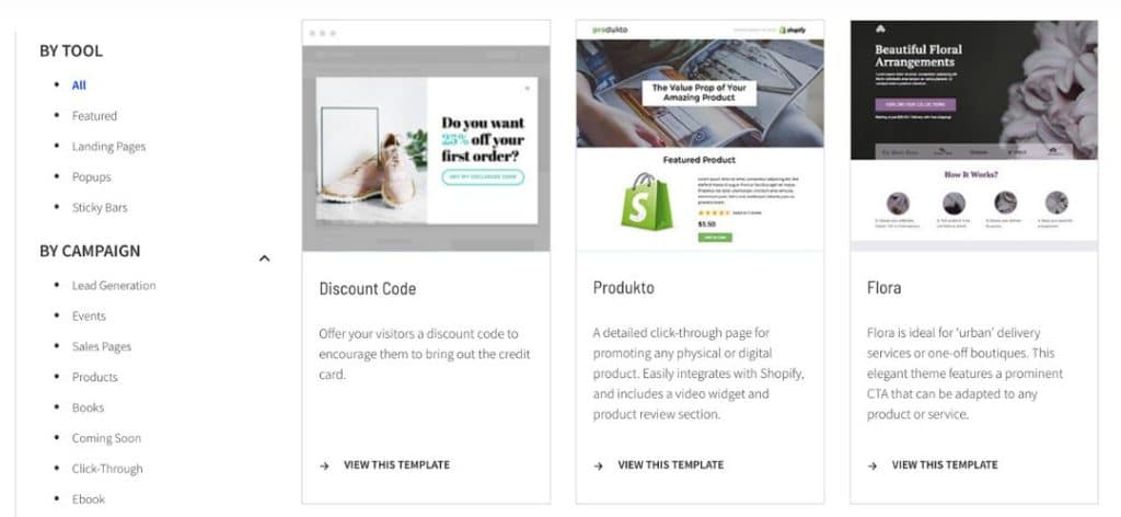 unbounce template